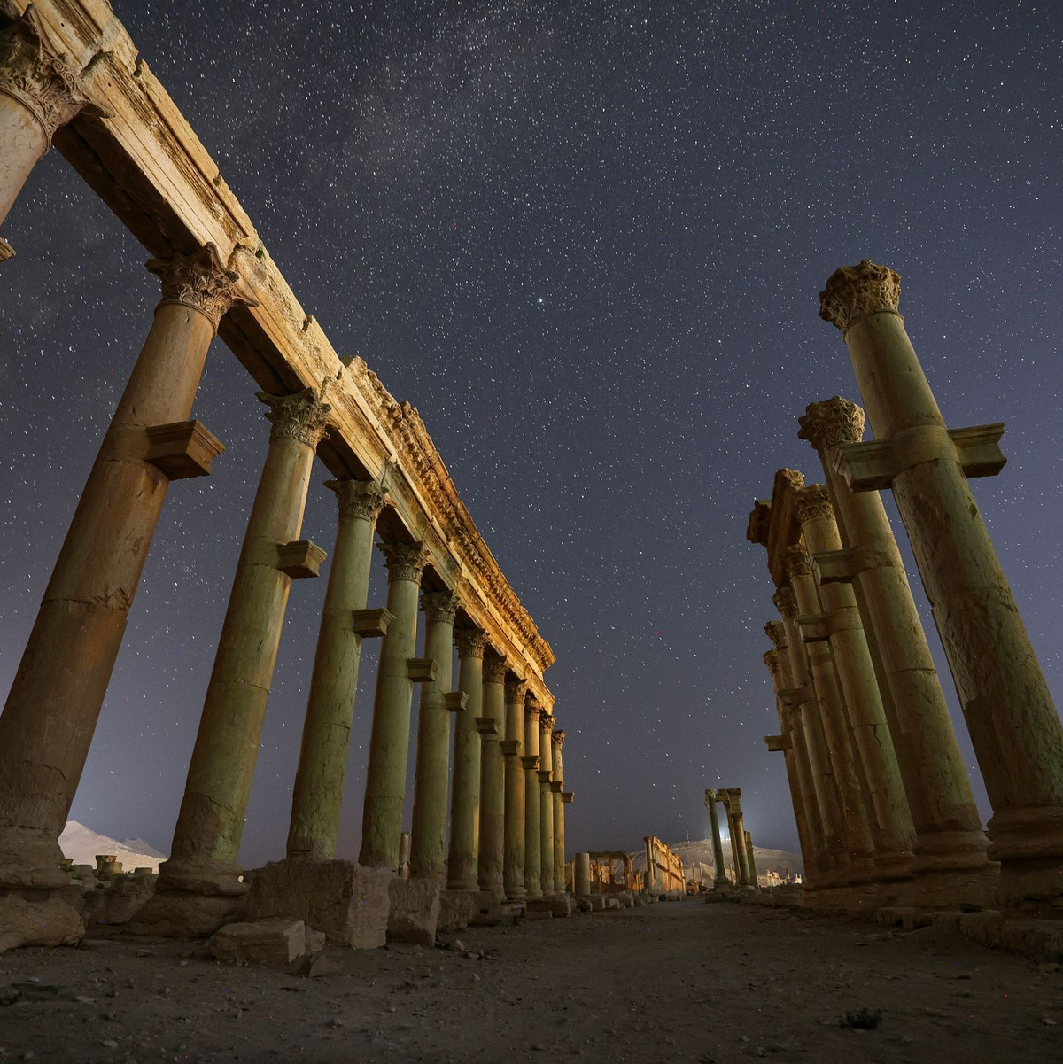 In der antiken Wüstenstadt Palmyra sollen Unbekannte US-Soldaten und syrische Streitkräfte beschossen und verletzt haben. (Archiv) - Foto: Ghaith Alsayed/AP/dpa