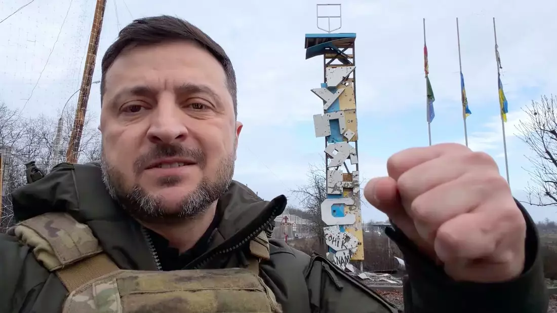 Präsident Selenskyj fordert einen würdigen Frieden für die Ukraine. (Archivbild) - Bild: Uncredited/Press Service Of The President Of Ukraine/AP/dpa