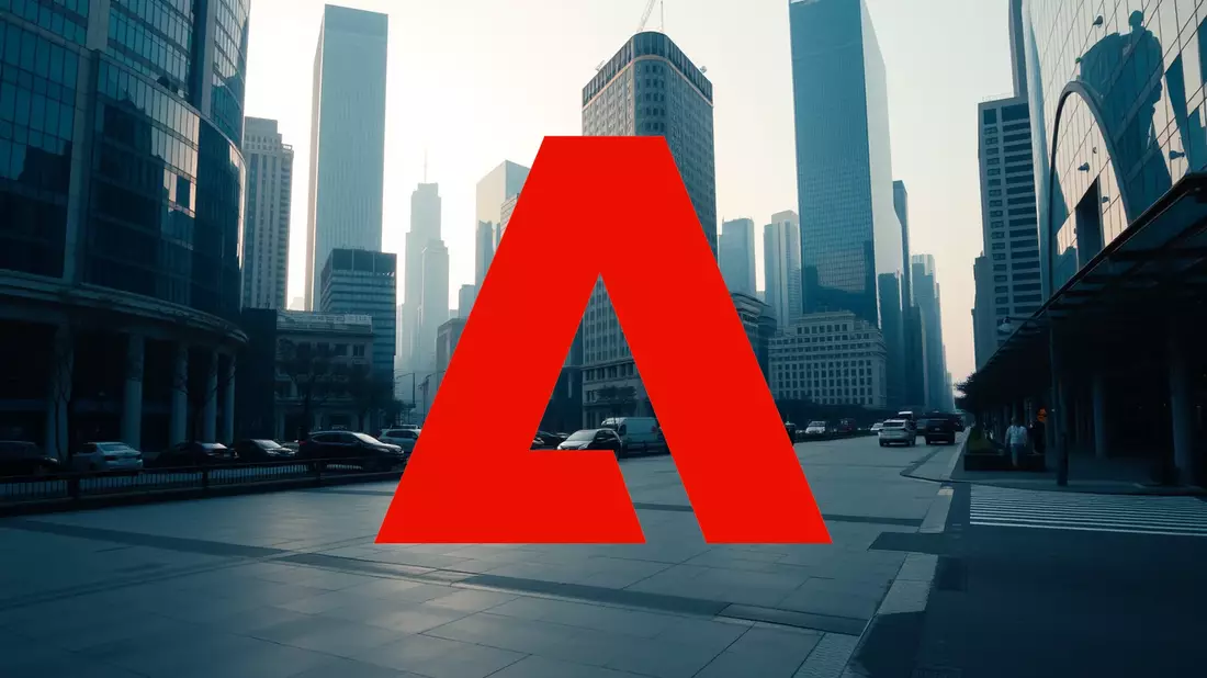 Adobe: Los resultados sólidos no bastan para calmar al mercado Illustration mit AI erstellt übermittelt durch boerse-global.de