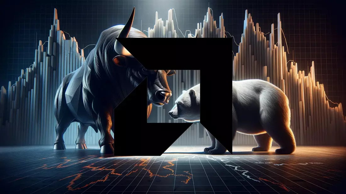 Las acciones de AMD se resienten por las dudas en el sector de la IA Illustration mit AI erstellt übermittelt durch boerse-global.de