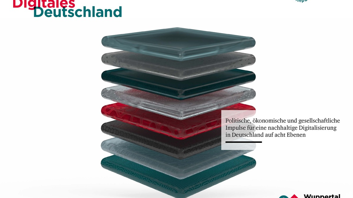 Digitales Deutschland: Drehbuch für eine nachhaltige Digitalisierung / Politische, ökonomische und gesellschaftliche Impulse für eine nachhaltige Digitalisierung in Deutschland auf acht Ebenen - Foto: presseportal.de