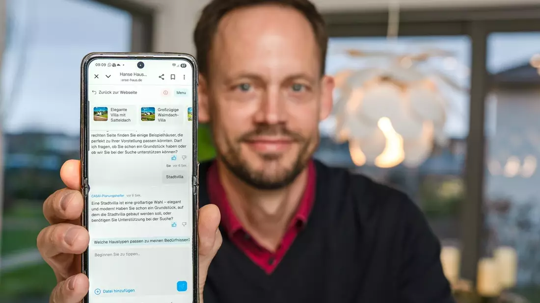 Die Hausplanung der Zukunft ist da: Oikos Group launcht den KI-gestützten Berater CASAI und setzt neuen digitalen Standard für den Hausbau - Bild: presseportal.de