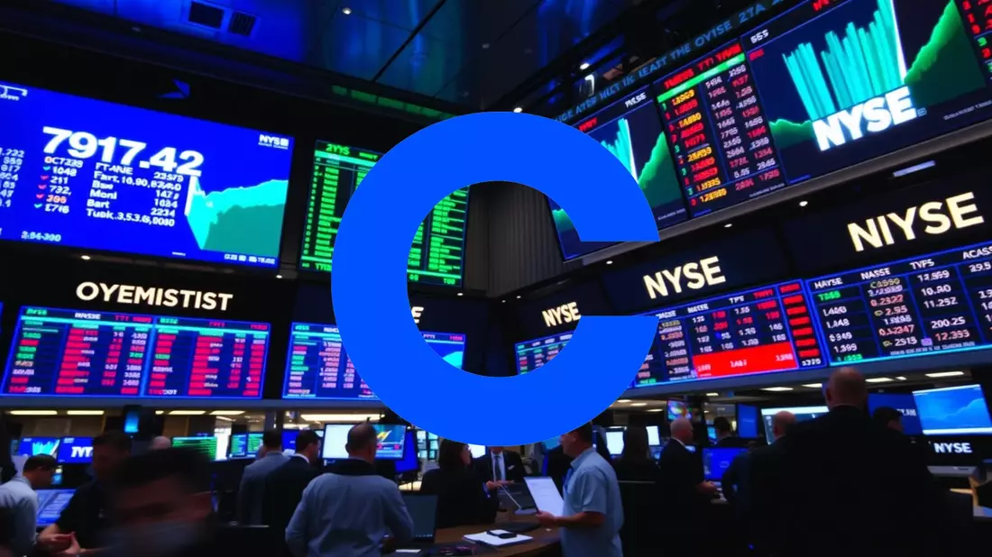 Coinbase Faces Critical Test as Analyst Downgrades and Insider Sales Cloud Key Event Illustration mit AI erstellt übermittelt durch boerse-global.de
