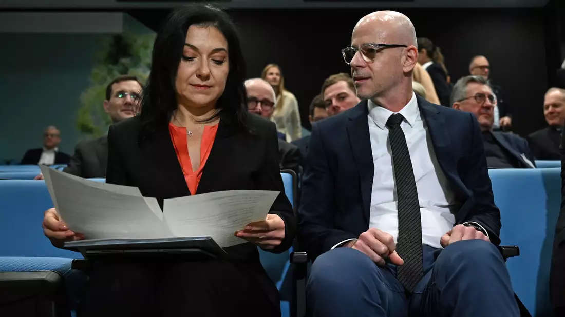 Wirtschaftsministerin Katherina Reiche (CDU) trifft Gideon Sa’ar, Außenminister von Israel. - Bild: Elisa Schu/dpa