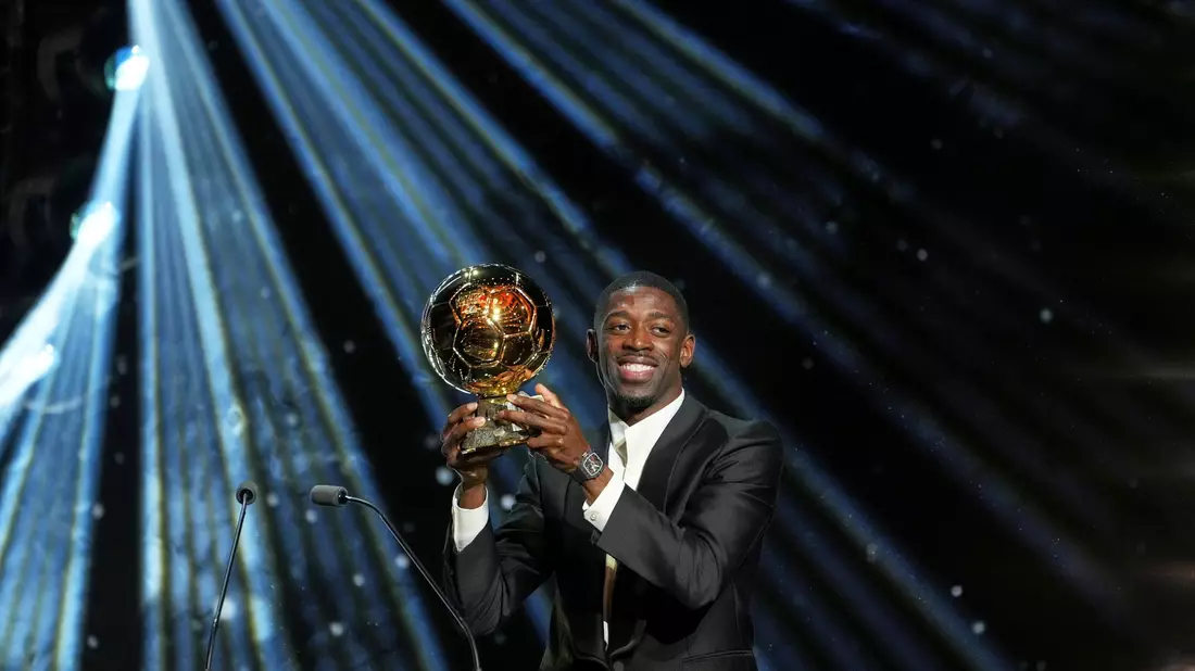 Hatte schon den Ballon d'Or gewonnen: Ousmane Dembélé. (Archivbild) - Bild: Thibault Camus/AP/dpa