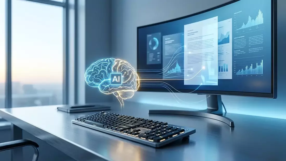 Adobe und Microsoft verschärfen Kampf um KI-Dokumente Illustration mit AI erstellt übermittelt durch boerse-global.de