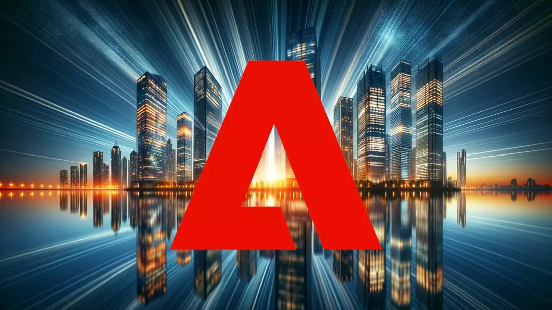 Adobe’s Growth Trajectory Faces Scrutiny Despite Strong Quarterly Performance Illustration mit AI erstellt übermittelt durch boerse-global.de
