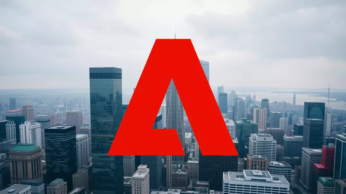 Adobe: Resultados récord no apaciguan la división en Wall Street Illustration mit AI erstellt übermittelt durch boerse-global.de