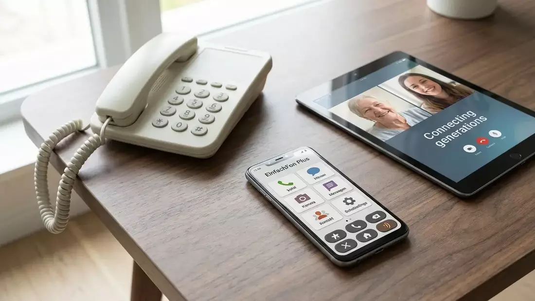EinfachFon startet neue Handy-Reihe für Senioren Illustration mit AI erstellt übermittelt durch boerse-global.de