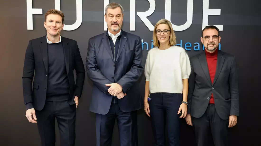 Bayerns Ministerpräsident Dr. Markus Söder besucht FUTRUE, eines der am schnellsten wachsenden Healthcare-Unternehmen weltweit - Bild: presseportal.de