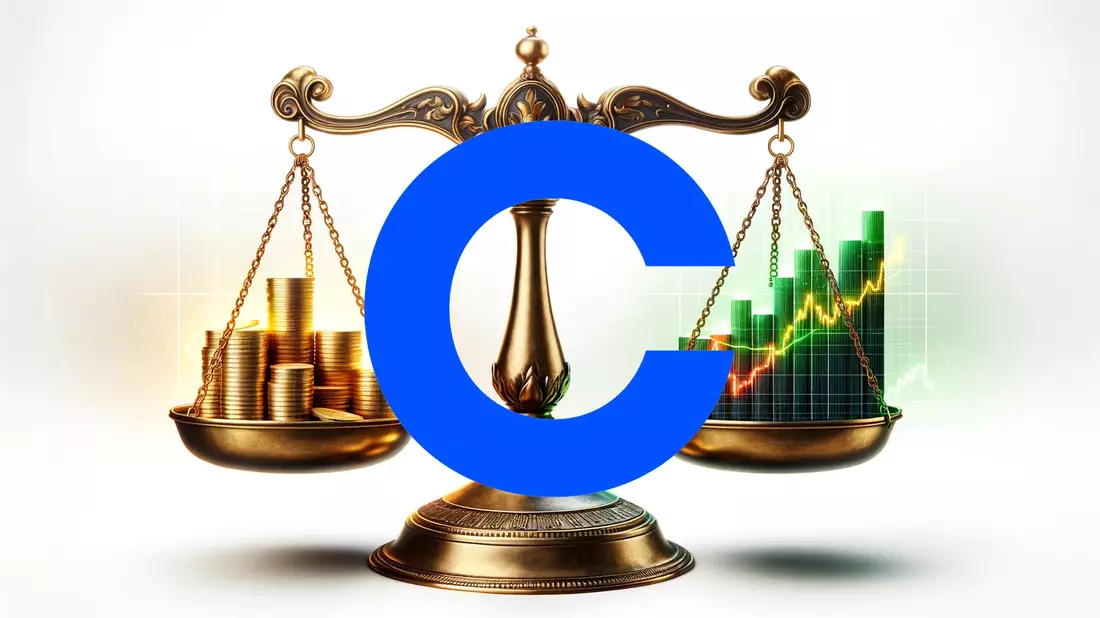 Coinbase redefine su estrategia: más allá de las criptomonedas Illustration mit AI erstellt übermittelt durch boerse-global.de