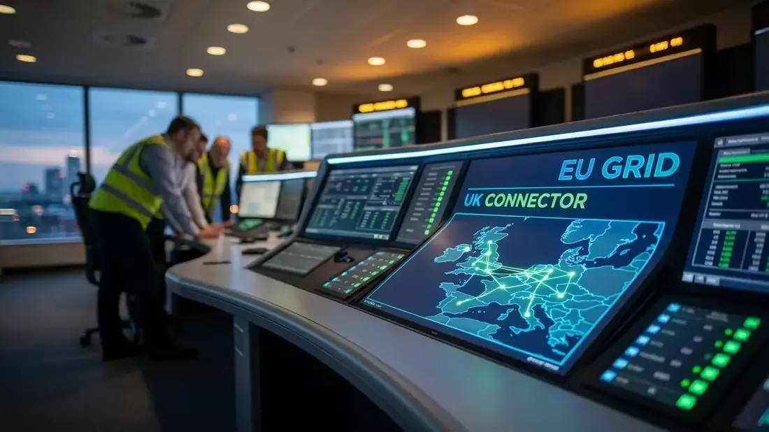 EU und UK starten Verhandlungen über Strommarkt-Beitritt Illustration mit AI erstellt übermittelt durch boerse-global.de