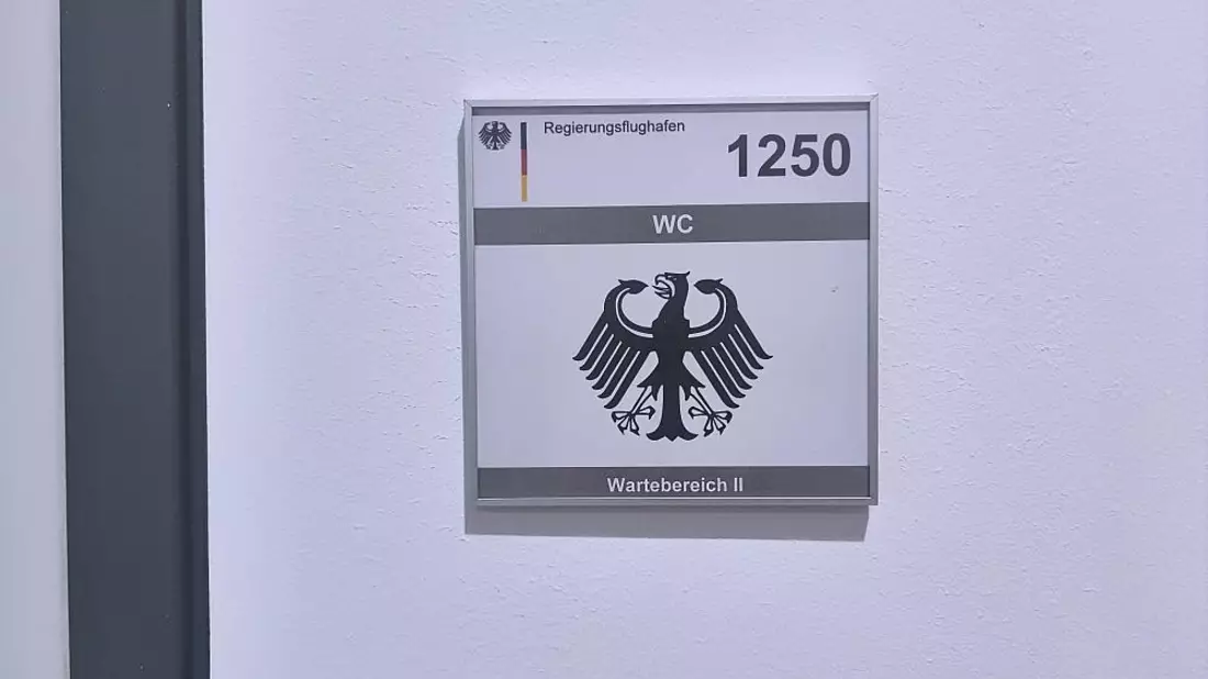 WC im Wartebereich des Regierungsflughafens (Archiv) - Bild: über dts Nachrichtenagentur