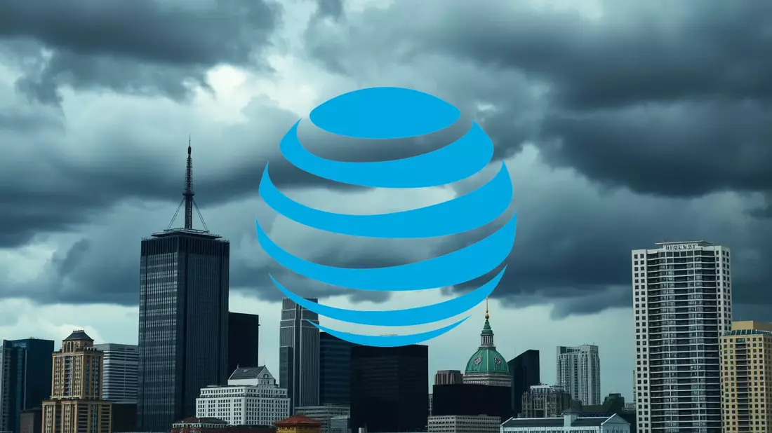 AT&T Shares Navigate a Landscape of Contrasts Illustration mit AI erstellt übermittelt durch boerse-global.de