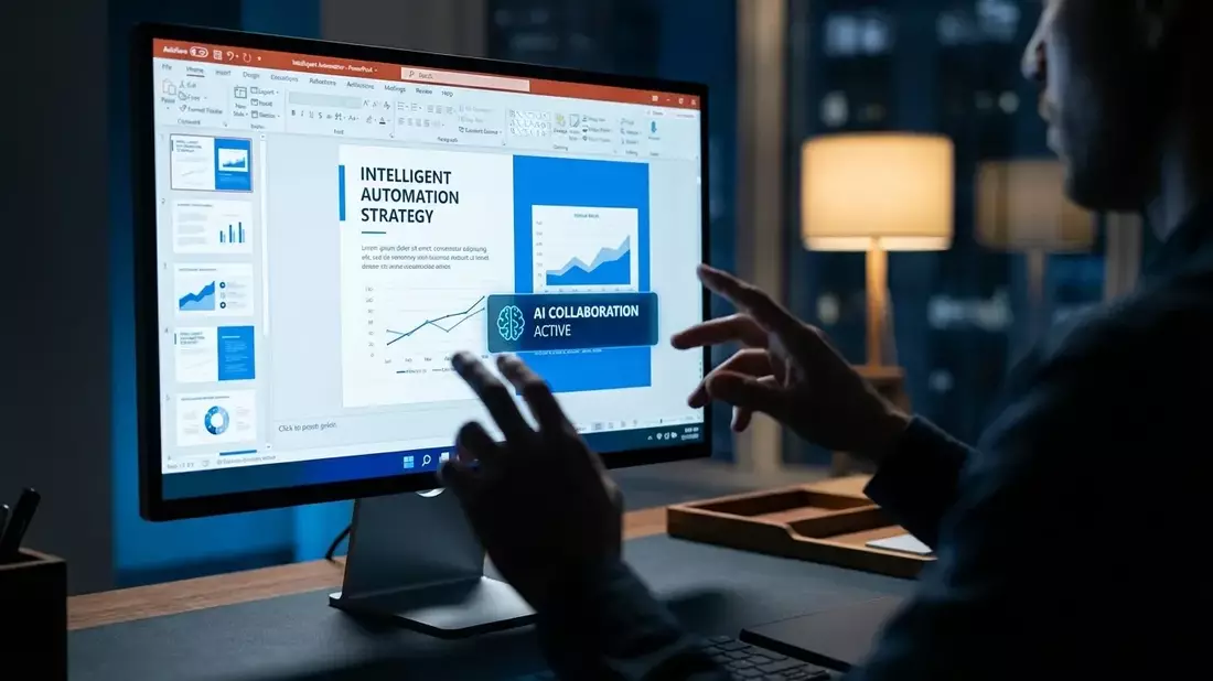 PowerPoints KI-Agent soll die Präsentationsmühle beenden - Bild: über boerse-global.de