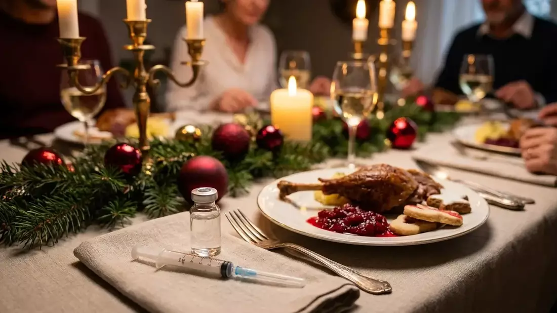 GLP-1-Patienten setzen Medikamente für Weihnachts-Schlemmen ab - Bild: über boerse-global.de