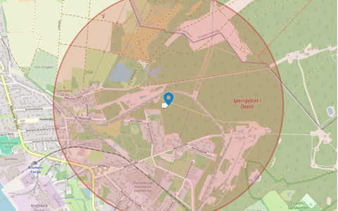 POL-HB: Nr.: 0833 --Verdacht auf englische Fliegerbombe - Evakuierung und Entschärfung in Bremen Farge-- - Foto: presseportal.de