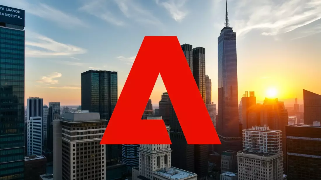 Adobe: Un pulso entre los tribunales y el optimismo analítico Illustration mit AI erstellt übermittelt durch boerse-global.de