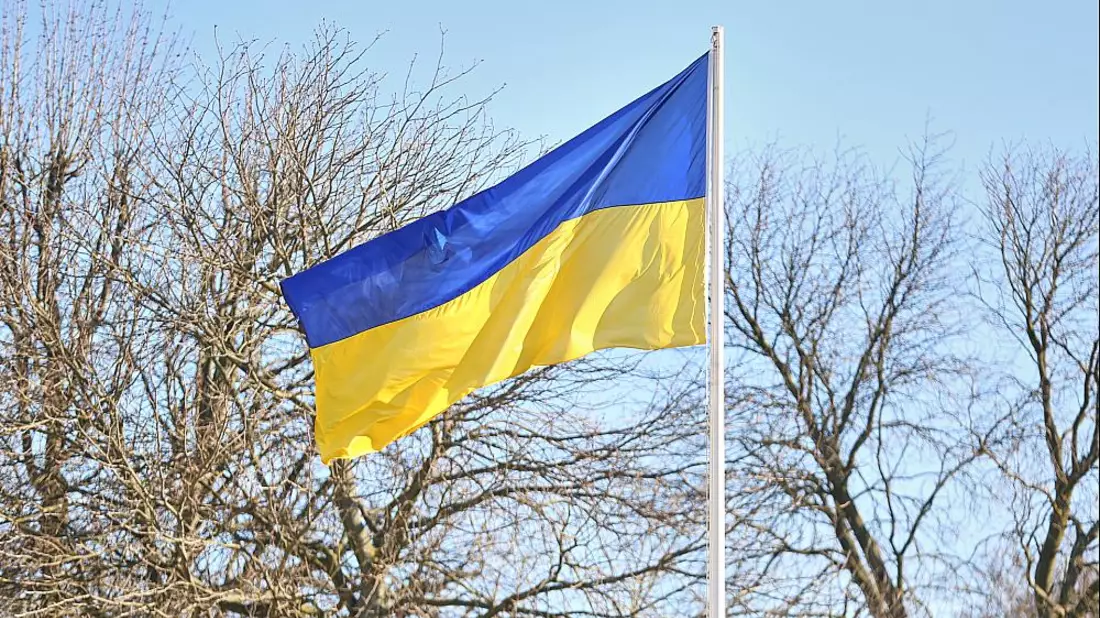 Fahne der Ukraine am 15.12.2025 - Bild: über dts Nachrichtenagentur