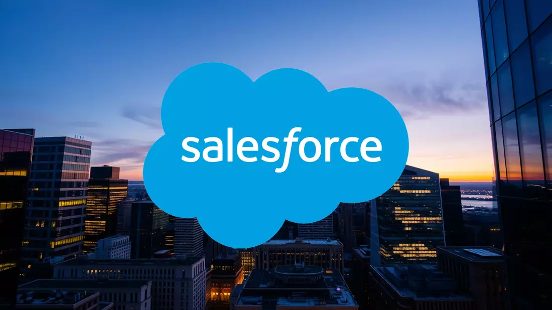 Salesforce: ¿El impulso de la inteligencia artificial marca un punto de inflexión? Illustration mit AI erstellt übermittelt durch boerse-global.de