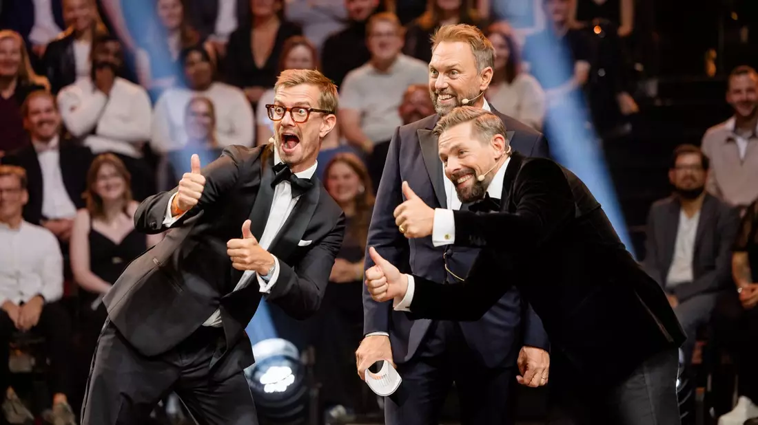 Joko Winterscheidt Steven Gätjen Klaas Heufer-Umlauf Joko und Klaas gegen ProSieben - Bild: Joyn/Nadine Rupp, presseportal.de
