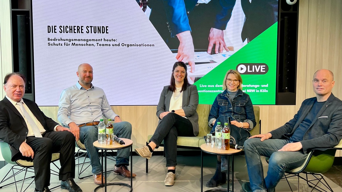 #sicherimDienst: SICHERE STUNDE des Präventionsnetzwerks #sicherimDienst / Was bedeutet Bedrohungsmanagement und wie hilft es im öffentlichen Dienst? - Foto: presseportal.de