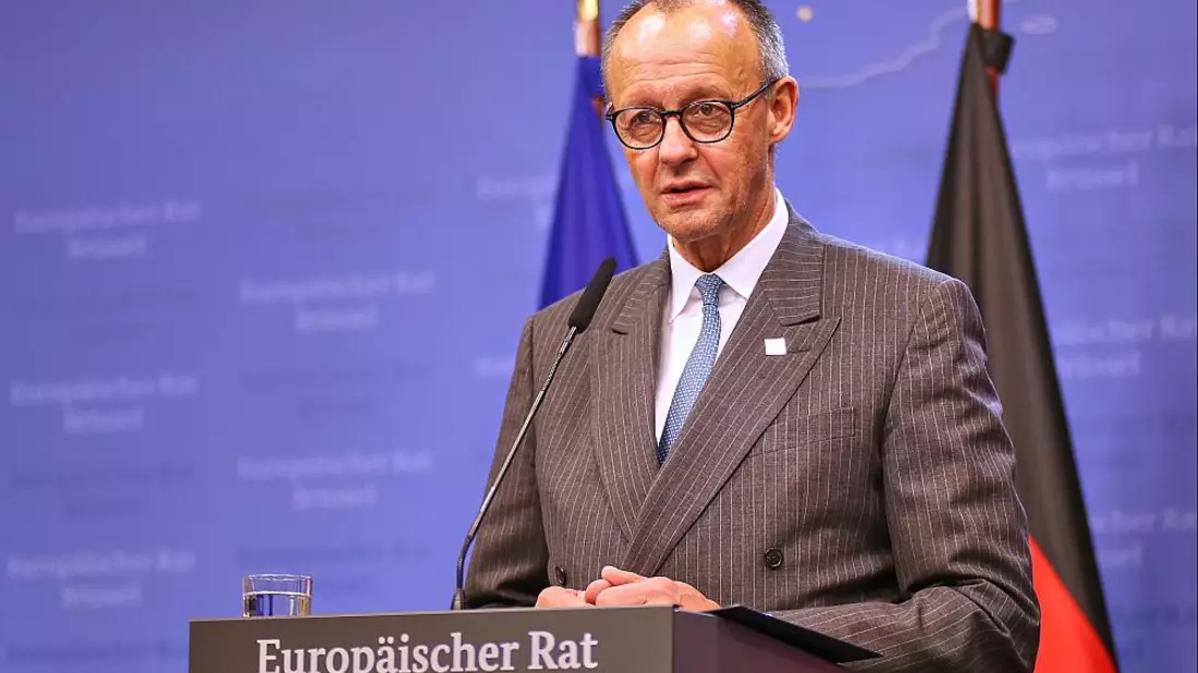 Friedrich Merz nach dem EU-Gipfel in Brüssel am 19.12.2025 - Bild: über dts Nachrichtenagentur