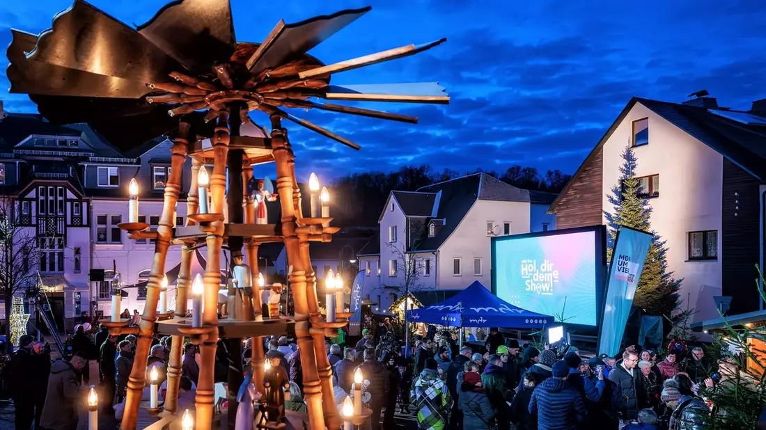 MDR-Tag im sächsischen Pöhla – ein Weihnachtstag aus dem Erzgebirge, der in Erinnerung bleibt - Bild: presseportal.de