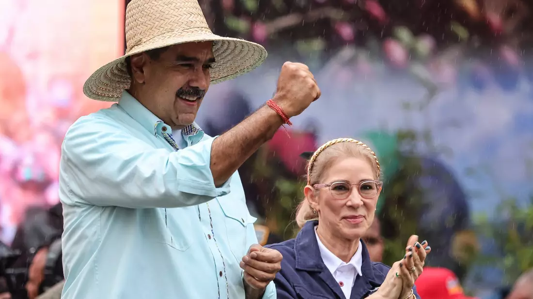 Erhöhter US-Druck auf die Familie von Maduro und Ehefrau Cilia Flores. (Archivbild)  - Bild: Jesus Vargas/dpa