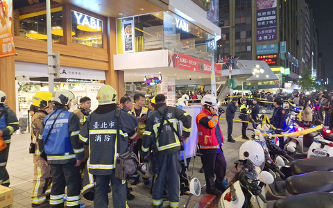 Mitten in Taipeh hat ein Mann mit Rauchgranaten und einem Messer Menschen angegriffen. - Foto: Uncredited/kyodo/dpa