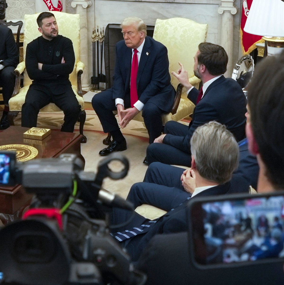 Das Treffen im Oval Office endet mit einem beispiellosen Eklat. (Archivbild) - Foto: Mystyslav Chernov/AP/dpa