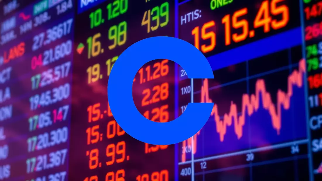 Coinbase: La calma chicha en los mercados cripto Illustration mit AI erstellt übermittelt durch boerse-global.de