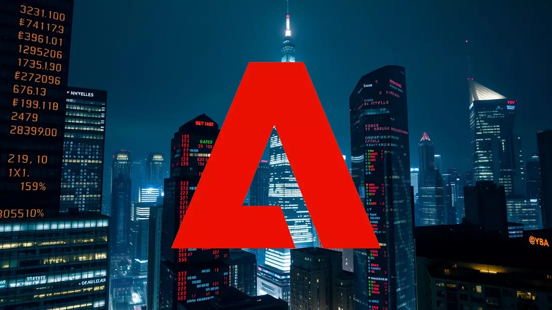 Adobe’s Stock Presents a Conundrum Amid Record Results Illustration mit AI erstellt übermittelt durch boerse-global.de
