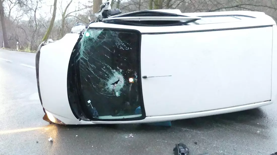 POL-GM: Alleinunfall auf der L97 - Bild: presseportal.de
