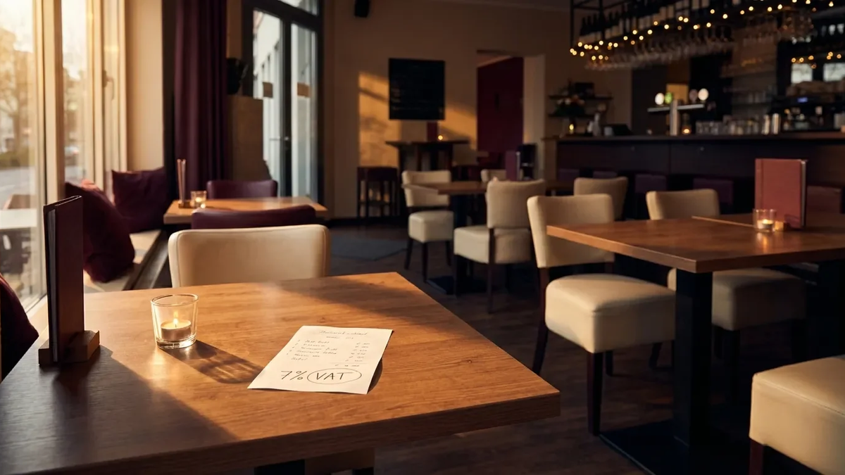 Steueränderungsgesetz: Dauerhaft 7 Prozent Mehrwertsteuer für Gastronomie - Foto: über boerse-global.de