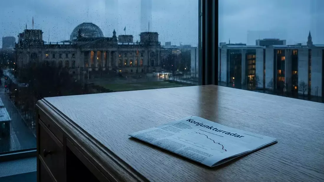 BMF-Konjunkturradar zeigt: Deutsche Wirtschaft tritt auf der Stelle - Bild: über boerse-global.de