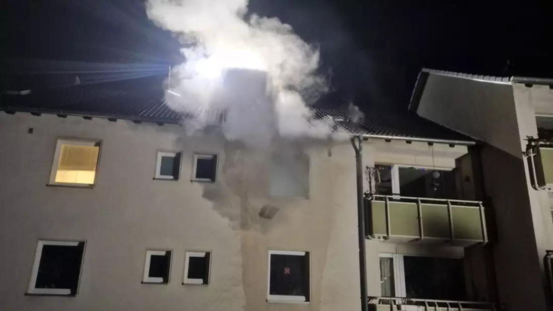 FW-HAAN: Küche in Vollbrand - Bild: presseportal.de