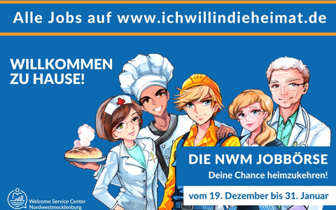 Startschuss zu Weihnachten für das digitale Jobportal Nordwestmecklenburg - Foto: presseportal.de