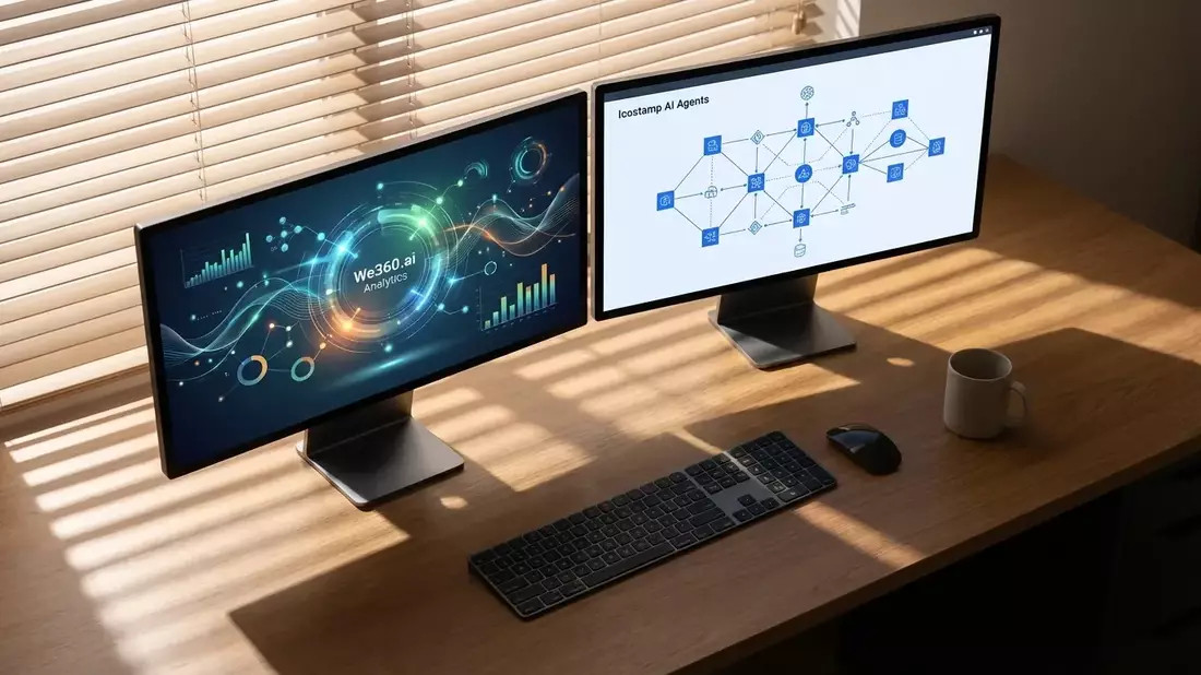 We360.ai und Icostamp prägen den KI-Produktivitätsmarkt Illustration mit AI erstellt übermittelt durch boerse-global.de
