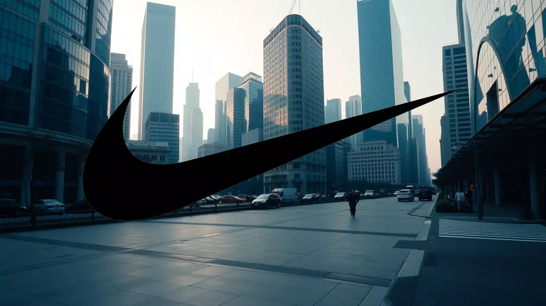 Nike en la cuerda floja: desplome de márgenes y crisis en China sacuden al gigante Illustration mit AI erstellt übermittelt durch boerse-global.de