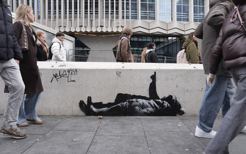 Auf Instagram bekannte sich der Künstler zu dem Motiv. - Foto: Stefan Rousseau/PA Wire/dpa