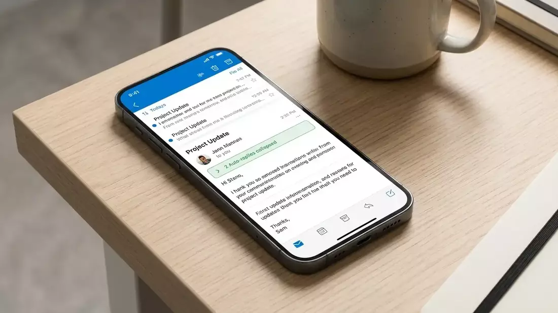 Outlook: Automatische Antworten werden auf dem Smartphone ausgeblendet - Bild: über boerse-global.de