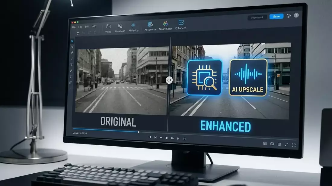 Wondershare UniConverter wird mit Topaz KI zur Video-Restauration - Bild: über boerse-global.de