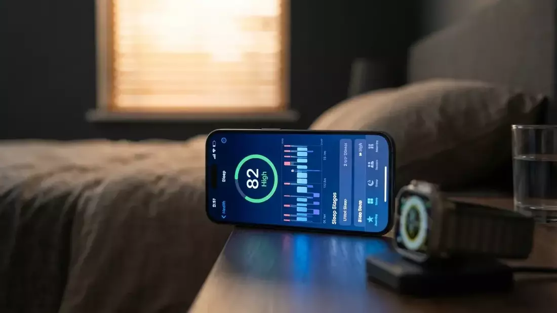 Apples Health-App: Strengere Bewertung für realistische Schlafdaten - Bild: über boerse-global.de
