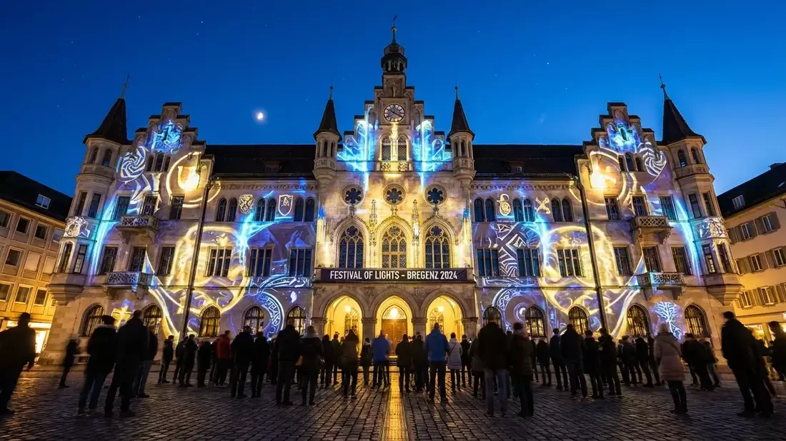 Bregenz: Rathausleuchten krönt Weihnachts-Saison - Bild: über boerse-global.de