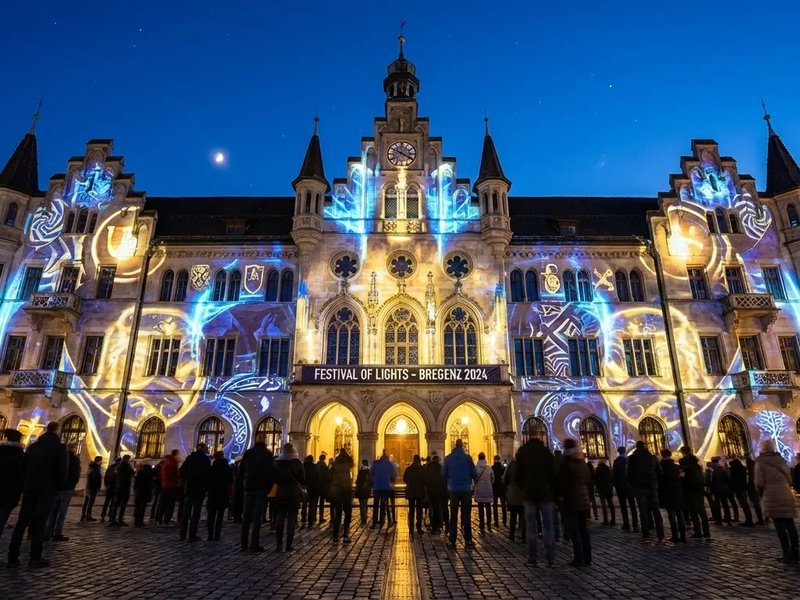 Bregenz: Rathausleuchten krönt Weihnachts-Saison - Foto: über boerse-global.de