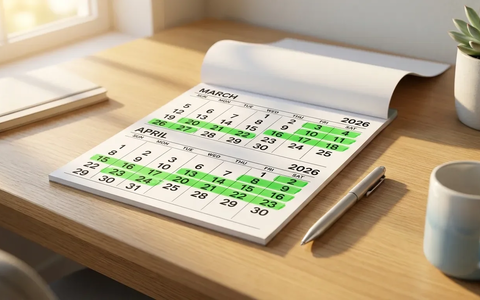 Kalender 2026: So verdoppeln Sie Ihre freien Tage - Foto: über boerse-global.de