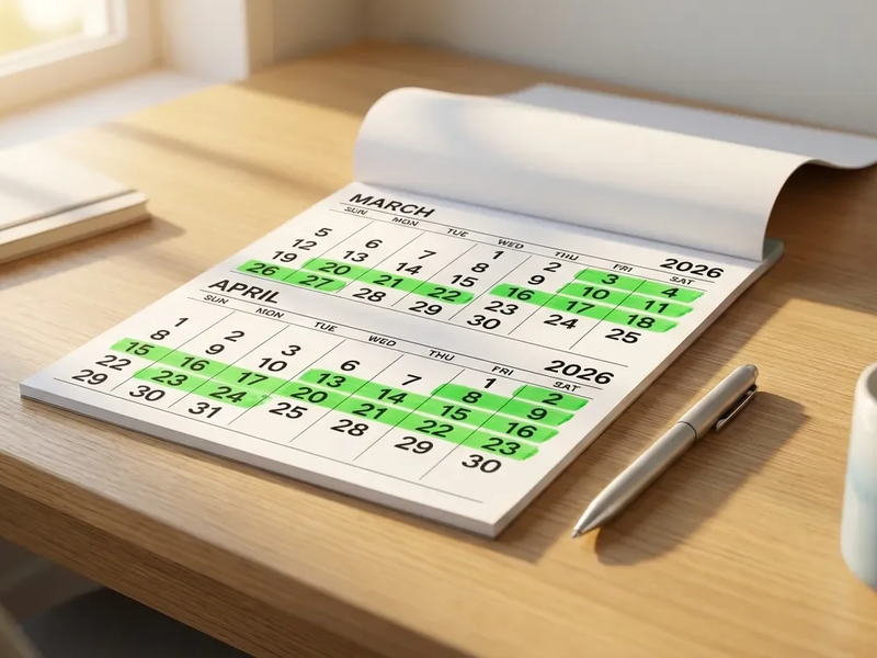 Kalender 2026: So verdoppeln Sie Ihre freien Tage - Foto: über boerse-global.de