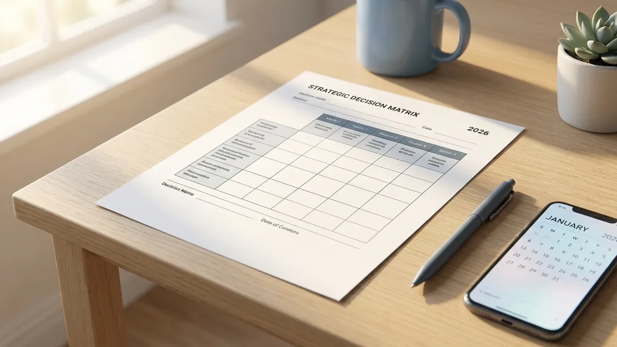 Entscheidungs-Matrix wird Karriere-Kompass für 2026 - Foto: über boerse-global.de