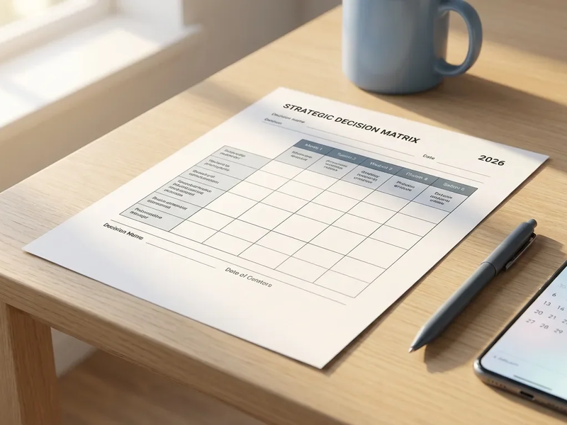 Entscheidungs-Matrix wird Karriere-Kompass für 2026 - Foto: über boerse-global.de